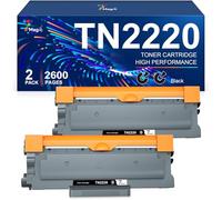 7Magic TN2220 Compatible Cartucho de Tóner para Usar en Lugar de Brother TN2220 TN2010 para MFC-7360N MFC-7460DN DCP-7055 DCP-7060D DCP-7065DN HL-2240 HL-2130 HL-2135W HL-2240 HL-2250DN (2 Negro)