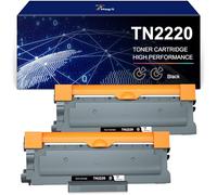 7Magic TN2220 Compatible Cartucho de Tóner para Usar en Lugar de Brother TN2220 TN2010 para MFC-7360N MFC-7460DN DCP-7055 DCP-7060D DCP-7065DN HL-2240 HL-2130 HL-2135W HL-2240 HL-2250DN (2 Negro)
