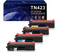 7Magic TN423 Cartucho de Tóner Compatible para Brother TN-423 TN-421 para MFC-L8690CDW MFC-L8900CDW HL-L8260CDW HL-L8360CDW DCP-L8410CDW DCP-L8410CDN TN423BK/C/M/Y (Negro Cian Amarillo Magenta 4-Pack)