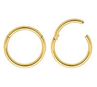 (7mm) 2 piezas de acero quirúrgico 316L de 16 g con segmento articulado para labio, nariz, trago, cartílago, tabique, hélix, aretes para dormir de