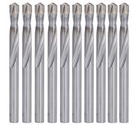 7mm Twist Drill Bit Set 10Pcs | High Speed Steel Metal Drilling Kit | for Stainless Steel/Aluminum Alloy/Copper Plate | 85mm Length, 45mm Cutting Part