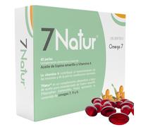 7Natur® de Margan Bioetch, 40 cápsulas | Omega 7 + Omega 6 + Omega 9 + Vitamina A | Aceite de Espino Amarillo (Hippophae Rhamnoides L., Fruto) | Alta Concentración de Omega 7