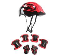 7pack Kids Bike Helmet, Adjustable Bike Helmets Sports Protective Gear Set, Knee Pads Elbow Pads Wrist Guards Helmets for Roller Skating, Biking, and Sports - for Ages 2-8 Boys Girls