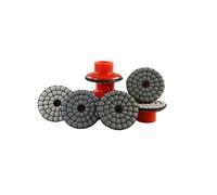7Pcs 2 inch 50mm Stone Dry Grinding Pads Marble Polishing Plate Small Diamond Dry Polishing Pad Stone Abrasive Tools(50-3000)