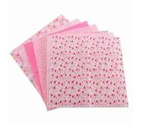 7pcs 25 * 25cm Cotton Fabric DIY Assorted Squares Pre Cut Bedding Suite Quarters Bundle