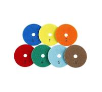 7pcs 3inch/4inch Diamond Dry Polishing Pad for Grinding Flexible Resin Sanding Disc Stone Concrete Polisher Pad, 7 PCS_3 INCHES(7 Pcs-3 Inches,4)