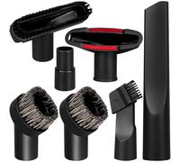 7Pcs Accesorios Aspiradora Universal con Cepillos Repuesto y Adaptador 32-35 mm Adecuado Rowenta, Philips, Bosch, Cecotec y Marcas, Set Aspiradora para Limpieza Pelos, Sofá, Suelo y Coches