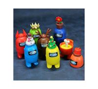 (7pcs)Among Us Figuras de Acción Juego Juguetes Mini Coche Decoración Muñecas Regalo 12 piezas 8 piezas 7 piezas