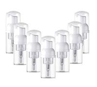 7PCS Botella de Bomba de Espuma Botella dispensadora de Espuma Botellas de Viaje Recargables vacías para Limpiar Champú de Manos (30 ML, Transparente