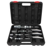 7pcs Engine Cylinder Hone Tool Kit, Adjustable Cylinder Honing Tool with 220 Grit Stones from 3/4 Inch to 7 Inch, Deglazing and Polishing Tool for Automotive Hydraulic Plumbing App