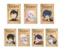 7PCS Honkai: Star Rail Wanted Poster Wall Sticker Wallpaper Hanging Painting