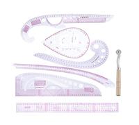 7pcs Regla Corte Y Confección | Juego De Reglas Para Acolchado | Reglas De Costura Patronaje | Juego Costura Multifuncional, Regla Curva Francesa Para Corte Y Confección