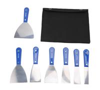 7pcs Spatula Spatula Set Spatty Scrapers Herramienta de Empleo de Papel Tapiz de Fondo de Pantalla para Aplicar el Papel Tapiz de Eliminación