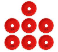 7pcs Tazón De Metal 100 Mm Almohadilla Húmeda Mármol Piedra Pulido Almohadilla Tazón Placa Molienda Accesorios Molinillo Eléctrico
