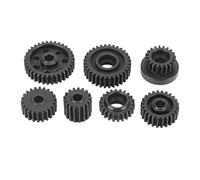 7pcs Transmission Gear Set for YIKONG YK4102PRO YK4081PRO, RC Car Gearbox Gear Replacement Parts, Hardened Steel Gear Set with Laser Etched Tooth Number Markings, 1:10 Scale