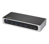 7PORT USB C HUB - USB-C TO 2X CPERP + 5X A - USB 3.0 HUB | Adaptador Universal de 12V 4A y Conmutador de Alimentación, Cable Anfitrión de 1m, Compatible Thunderbolt 3