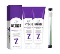 7pro Intense Whitening Toothpaste, Deep Cleaning Care Whitening Toothpastes with 7 Probiotics for Oral Health & Fresh Breath (2PCS)