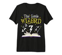 7th B-Day Magic Wizard 7 años de Edad cumpleaños Familia a Juego Camiseta Premium
