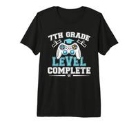 7th Grade Level Complete Graduation 2026 Class Eighth Grade Camiseta Premium