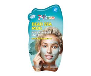 7th Heaven Máscara facial de arcilla de barro del Mar Muerto con provitamina B5, máscara de arcilla para reducir los poros y matificar para una piel más suave - Mascarillas faciales originales 7th