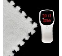 7UIYgtyO LNNNW Plush Piezas Alfombra Puzzle Alfombra de Rompecabezas de Espuma entrelazada, tapete Cuadrado for Piso, Lavable, 12 Piezas, tapetes de Espuma entrelazados de Felpa(Bianco)