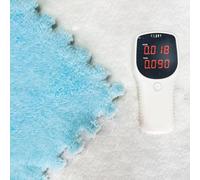 7UIYgtyO LNNNW Plush Piezas Alfombra Puzzle Baldosas de Espuma entrelazadas de Felpa, 24 Piezas, esteras de Rompecabezas, Alfombra de Espuma for Gimnasio en casa, área de Juegos for Gatear(BLU)