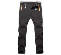 7VSTOHS Men’s Outdoor Comfortable Hiking Trousers Windproof Warm Trousers Climbing Walking Casual Pants for Winter/Autumn/Spring/Summer