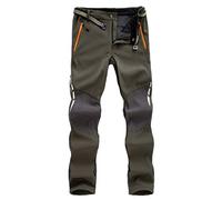 7VSTOHS Men’s Outdoor Comfortable Hiking Trousers Windproof Warm Trousers Climbing Walking Casual Pants for Winter/Autumn/Spring/Summer