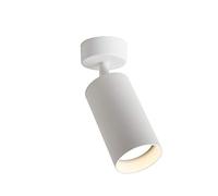 7W Bright LED Spotlight Adjustable Angle Surface Mount Ceiling Light Round Rotatable Downlights No Strobos Anti-Glare Spotlight High Brightness,White_Natural Light