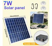 (7W) Paneles solares livianos |Centrales Eléctricas para Exteriores, Células Fotovoltaicas, Cargadores para Teléfonos, Power