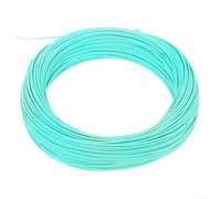 7wt WF - Línea flotante para trucha, tipo hueco, 75 pies de longitud para pesca con mosca, fabricada con PVC y nailon para un mejor rendimiento (naranja)