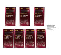 7x 4 Litro Original MANNOL aceite motor para 7812 Motocicleta 4-Takt Api Sl Oil