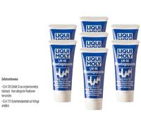 7x Liqui Moly 50g Lm 48 Pasta de Montaje Tubo Plástico Wolframdisulfid-Paste
