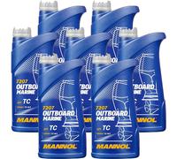 7X1 Litro MANNOL Fuera De Borda Aceite Motor API TC JASO FC NMMA TC-W3