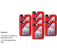 7X1 Litro Original Liqui Moly 1305 Aceite Motor 5W-40