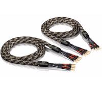 8,00m viablue SC-4 Bi-Amping Con Terminales 8,0m 8m (1Paar)