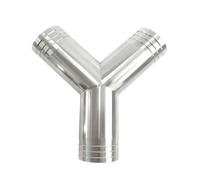 8/10/12, 7/16/19/-76Mm espiga for manguera soldadura a tope Y en forma de 3 vías SUS 304, empalme sanitario de acero inoxidable, cerveza casera, vino(25mm)