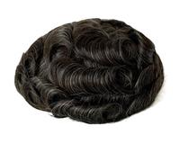 8×10 inch Men Human Hair Toupee,Thin Skin Mens Invisible Hairline Hairpieces for Man, Replacement Wigs Suave y Transpirable(320#)