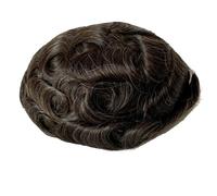 8×10 inch Men Human Hair Toupee,Thin Skin Mens Invisible Hairline Hairpieces for Man, Replacement Wigs Suave y Transpirable(420#)