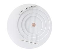 8/11/15 Cuerdas Lyre Harp - Crescent Moon & Full Moon Style, Instrumentos de cuerda de madera profesionales, Lye Harp portátil Regalo de música for niños adultos (Color : White 15 strings)