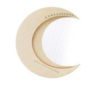 8/11/15 Cuerdas Lyre Harp - Crescent Moon & Full Moon Style, Instrumentos de cuerda de madera profesionales, Lye Harp portátil Regalo de música for niños adultos (Color : Natural 11 strings)