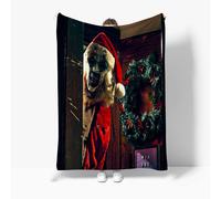 (#8,130x150cm(51x59in))Terrifier 3 Killer Art The Clown 3D Fleece Blanket Winter Warm Xmas Large Throws