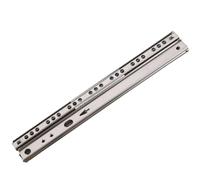 8"-16" el cajón del rodamiento de bolitas de dos secciones desliza la bola de acero de la diapositiva de los muebles(1PC,214mm)