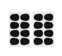 8/16 Uds Estándar 0,5/0,8mm Almohadillas Para Boquilla De Clarinete De Silicona Parches Para Boquilla Almohadillas Para Clarinete (Color : 16pcs 0.5mm Bk)