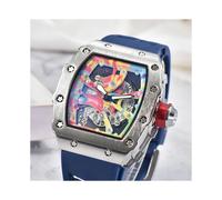 (8)2023 Reloj unisex de cuarzo automático AAA con función Smiley Trend de 3 pines de lujo superior de