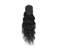 8-26 pulgadas 180 densidad 100 g/Set Body Wave Cordón Cola de Caballo Brasileño Remy Cabello Humano Extension Clip para Mujeres Para Uso Diario (8 pulgadas)