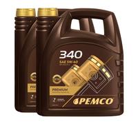 Pemco Aceite de motor iDrive 340 5W-40 API SN/CF ACEA A3/B4 4 L