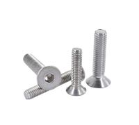 8-300 piezas Tornillos de cabeza avellanada acero inoxidable 304 ISO7380 hexagonal M2 .5 M3 M4(M3X4 (150pcs))