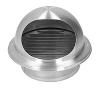 8.3in External Extractor Vent, 155mm Inner Diameter Reusable Round Air Ventilation Outlet Weatherproof Air Round Exhaust Grille Louvered Vent for Kitchen Exhaust, Ac, Home Use