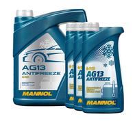 8 (5 + 3x1) Litro Mannol Anticongelante AG13 Anticongelante Concentrado Verde